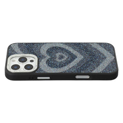 JAUCASE For iPhone 16 Pro Max Magnetic Case Heart Pattern PU + TPU + PC Phone Back Cover