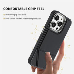 For iPhone 14 Pro Max Case Compatible with MagSafe Kickstand TPU + PU Leather Phone Cover - TechGearPal