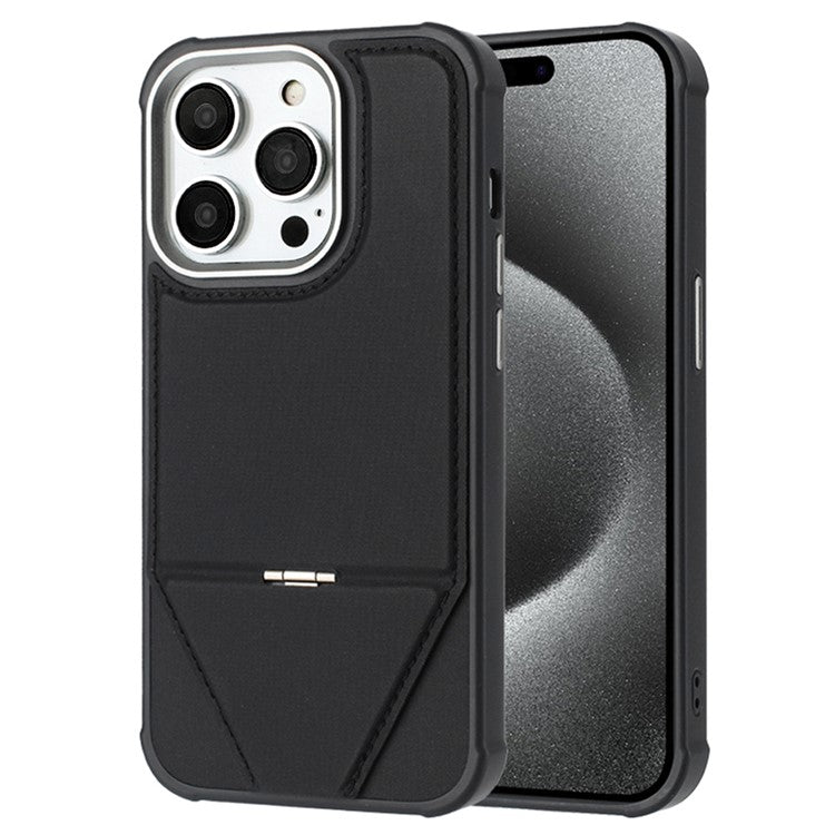 For iPhone 14 Pro Case Compatible with MagSafe Kickstand TPU + PU Leather Phone Cover - TechGearPal