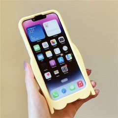 For iPhone 15 Silicone Case Cute Dopamine Dog Design Shockproof Phone Back Cover - TechGearPal