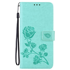 For iPhone 14 Pro Max Case Rose Pattern Leather Wallet Phone Cover with Strap - TechGearPal