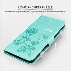For iPhone 14 Pro Max Case Rose Pattern Leather Wallet Phone Cover with Strap - TechGearPal