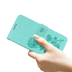 For iPhone 14 Pro Max Case Rose Pattern Leather Wallet Phone Cover with Strap - TechGearPal