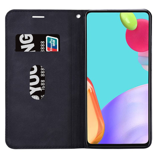 For iPhone 14 Pro Max Case Business Style Magnetic Closure Leather Phone Cover with Strap - TechGearPal