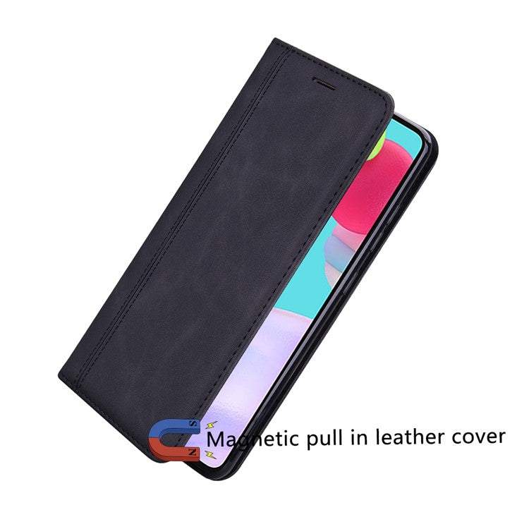 For iPhone 14 Pro Max Case Business Style Magnetic Closure Leather Phone Cover with Strap - TechGearPal