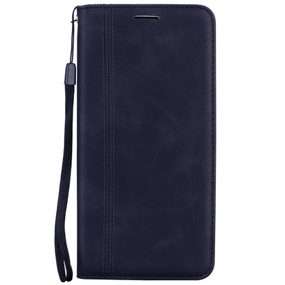 For iPhone 14 Pro Max Case Business Style Magnetic Closure Leather Phone Cover with Strap - TechGearPal