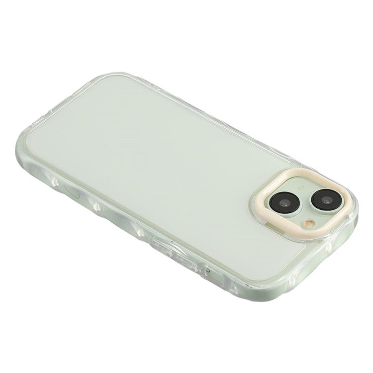 For iPhone 14 Case Inner Wave Pattern TPU + Acrylic Phone Cover - TechGearPal