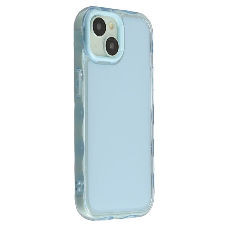 For iPhone 14 Case Inner Wave Pattern TPU + Acrylic Phone Cover - TechGearPal