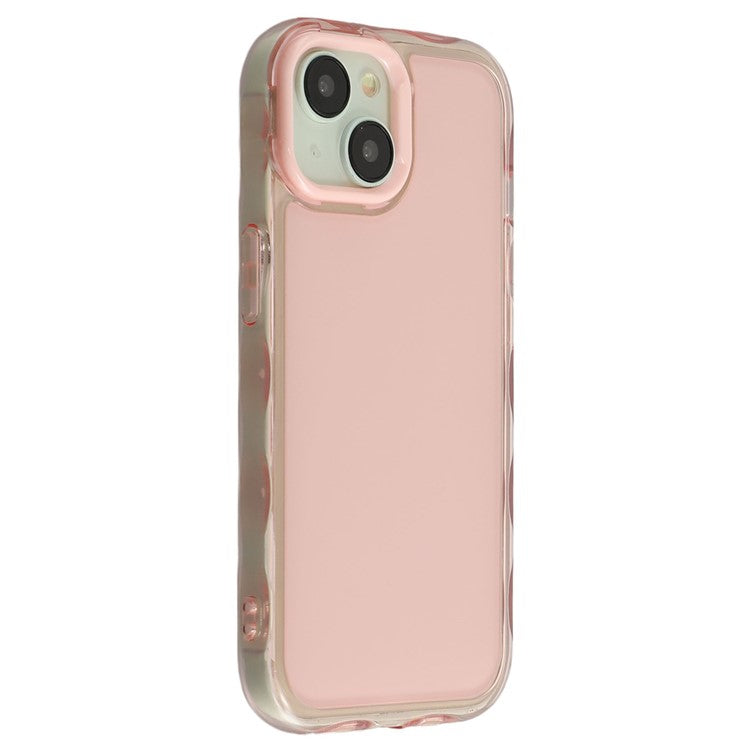For iPhone 14 Case Inner Wave Pattern TPU + Acrylic Phone Cover - TechGearPal