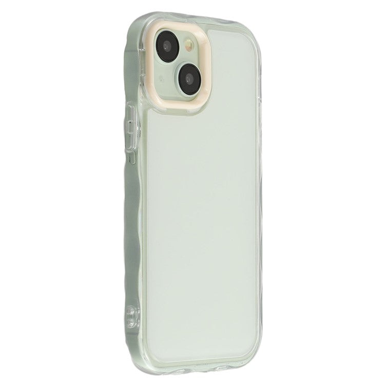 For iPhone 13 Case Inner Wave Pattern TPU + Acrylic Phone Cover - TechGearPal