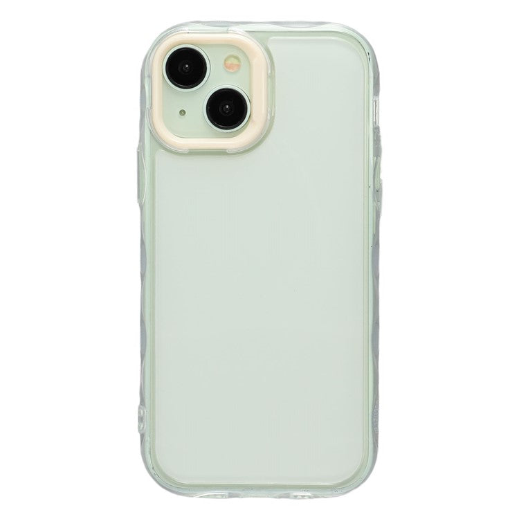 For iPhone 13 Case Inner Wave Pattern TPU + Acrylic Phone Cover - TechGearPal