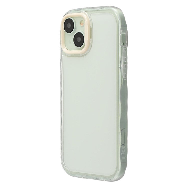 For iPhone 13 Case Inner Wave Pattern TPU + Acrylic Phone Cover - TechGearPal