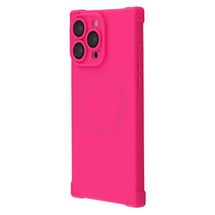 For iPhone 15 Pro Max Case Compatible with MagSafe Straight Edge TPU Phone Cover with Camera Lens Protector - TechGearPal