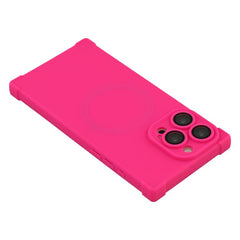 For iPhone 15 Pro Max Case Compatible with MagSafe Straight Edge TPU Phone Cover with Camera Lens Protector - TechGearPal