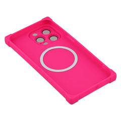 For iPhone 15 Pro Max Case Compatible with MagSafe Straight Edge TPU Phone Cover with Camera Lens Protector - TechGearPal