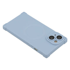 For iPhone 14 Case Compatible with MagSafe Straight Edge TPU Phone Cover with Camera Lens Protector - TechGearPal