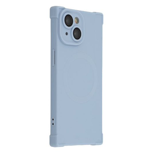 For iPhone 13 Case Compatible with MagSafe Straight Edge TPU Phone Cover with Camera Lens Protector - TechGearPal