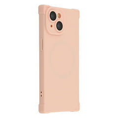 For iPhone 13 Case Compatible with MagSafe Straight Edge TPU Phone Cover with Camera Lens Protector - TechGearPal
