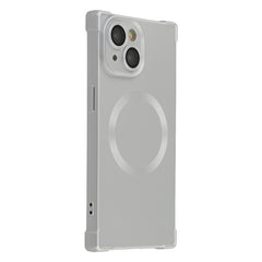 For iPhone 13 Case Compatible with MagSafe Straight Edge TPU Phone Cover with Camera Lens Protector - TechGearPal