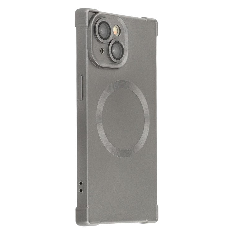 For iPhone 13 Case Compatible with MagSafe Straight Edge TPU Phone Cover with Camera Lens Protector - TechGearPal