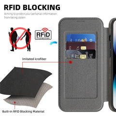 For iPhone 14 Pro Max Case Compatible with MagSafe RFID Blocking Card Holder Leather Phone Cover - TechGearPal