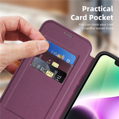 For iPhone 14 Case Compatible with MagSafe RFID Blocking Card Holder Leather Phone Cover - TechGearPal