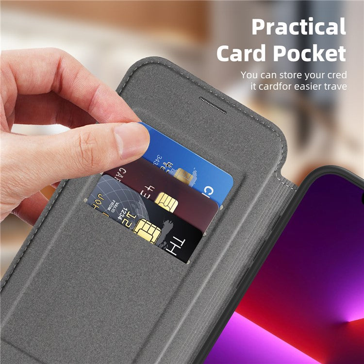 For iPhone 13 Pro Max Case Compatible with MagSafe RFID Blocking Card Holder Leather Phone Cover - TechGearPal
