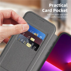 For iPhone 13 Pro Max Case Compatible with MagSafe RFID Blocking Card Holder Leather Phone Cover - TechGearPal