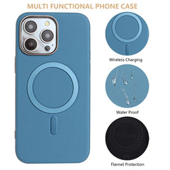 BINFEN COLOR BF40 For iPhone 16 Pro Max Case Compatible with MagSafe Electroplated PU + TPU Phone Back Cover