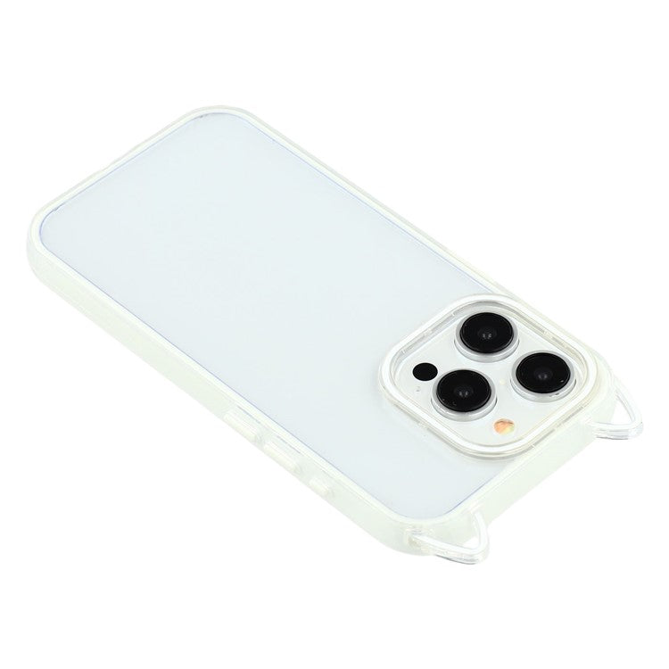 For iPhone 13 Pro Case Cat Ear Design TPU + Acrylic Clear Phone Back Cover - TechGearPal