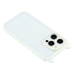 For iPhone 13 Pro Case Cat Ear Design TPU + Acrylic Clear Phone Back Cover - TechGearPal