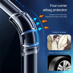 For iPhone 13 Pro Max 6.7 inch TPU Case WANLONFENG WL3 Series 1.5mm Phone Cover (Big Lens Hole) with Tempered Glass - TechGearPal
