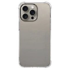 For iPhone 14 Pro TPU Case WANLONFENG WL3 Series 1.5mm Phone Cover (Big Lens Hole) with Tempered Glass - TechGearPal