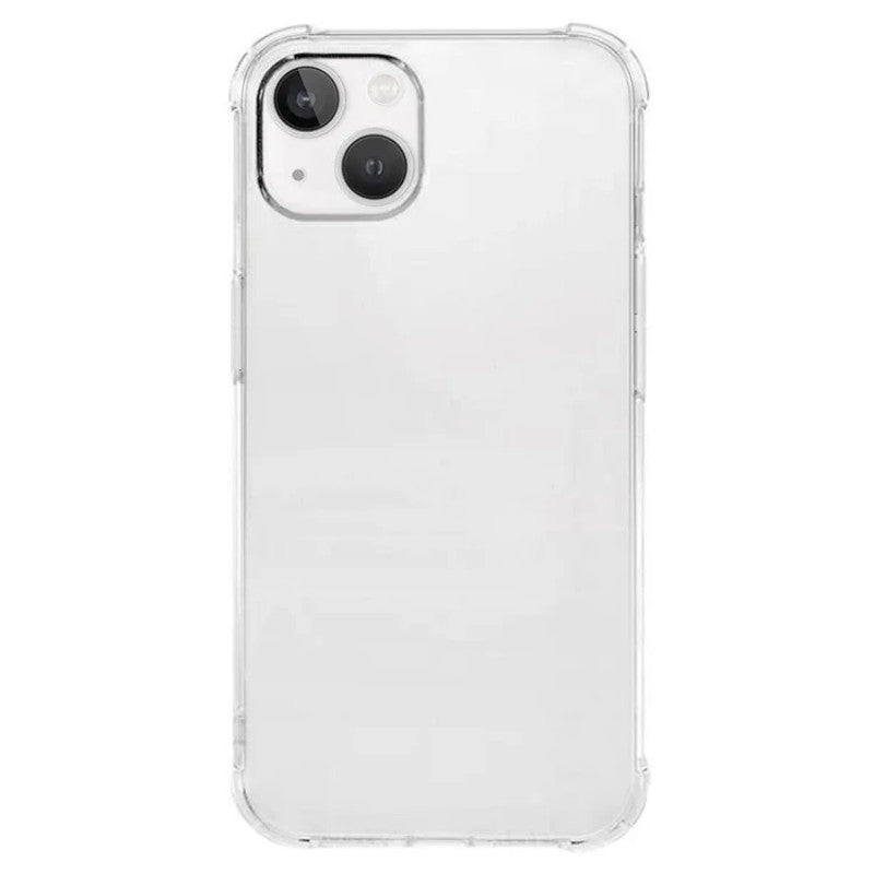 For iPhone 14 TPU Case WANLONFENG WL3 Series 1.5mm Phone Cover (Big Lens Hole) with Tempered Glass - TechGearPal