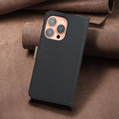 For iPhone 15 Pro Max Leather Case BINFEN COLOR BF36 Floral Pattern Phone Cover RFID Blocking Wallet Stand - TechGearPal