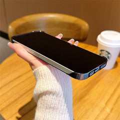 For iPhone 15 Pro Max Case Compatible with MagSafe Borderless PC + PU Leather Phone Back Cover - TechGearPal