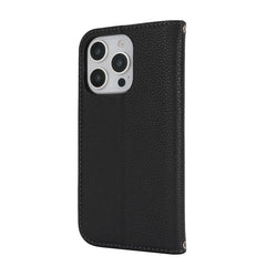 Stand Case for iPhone 13 Pro Max / 12 Pro Max Litchi Texture Leather Flip Phone Cover with Strap  /  Wallet - TechGearPal