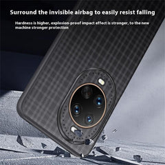 For Huawei nova 14 Pro 5G Case Plaid Texture PU Leather + TPU Protective Phone Cover