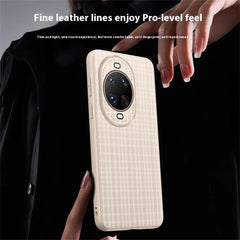 For Huawei nova 14 Ultra 5G Case Plaid Texture PU Leather + TPU Protective Phone Cover