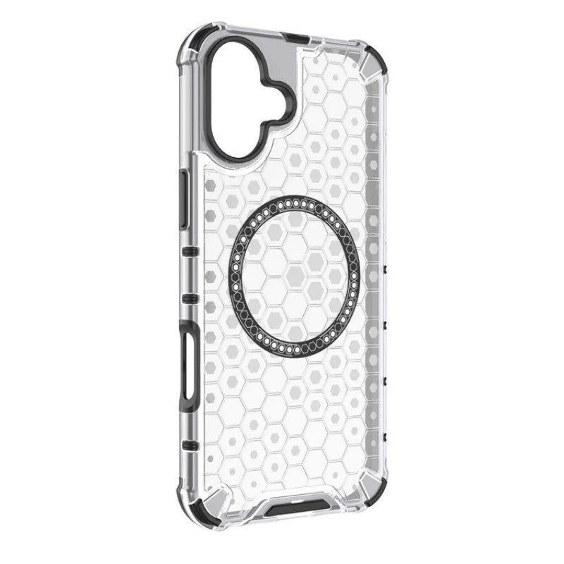 For iPhone 16 Phone Case Compatible with MagSafe WANLONFENG FC Series with Tempered Glass (Big Lens Hole) - TechGearPal