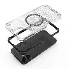 For iPhone 16 Phone Case Compatible with MagSafe WANLONFENG FC Series with Tempered Glass (Big Lens Hole) - TechGearPal