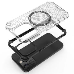 For iPhone 14 Pro Max Phone Case Compatible with MagSafe WANLONFENG FC Series with Tempered Glass (Big Lens Hole) - TechGearPal