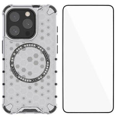 For iPhone 13 Pro Max 6.7 inch Phone Case Compatible with MagSafe WANLONFENG FC Series with Tempered Glass (Big Lens Hole) - TechGearPal