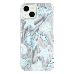 For iPhone 13 Case Shell Pattern Airbag Shockproof PC + TPU Phone Back Cover - TechGearPal