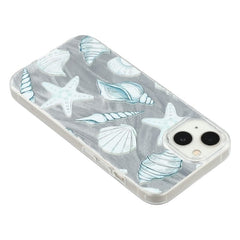 For iPhone 13 Case Shell Pattern Airbag Shockproof PC + TPU Phone Back Cover - TechGearPal
