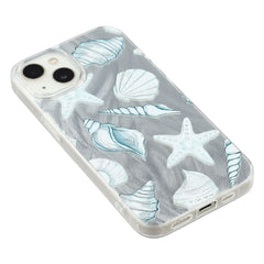 For iPhone 13 Case Shell Pattern Airbag Shockproof PC + TPU Phone Back Cover - TechGearPal