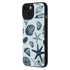 For iPhone 13 Case Starfish Shells Pattern Shockproof TPU Phone Back Cover - TechGearPal