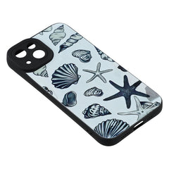 For iPhone 13 Case Starfish Shells Pattern Shockproof TPU Phone Back Cover - TechGearPal