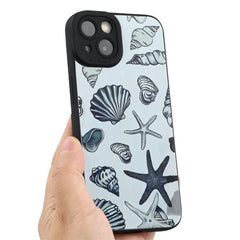 For iPhone 13 Case Starfish Shells Pattern Shockproof TPU Phone Back Cover - TechGearPal
