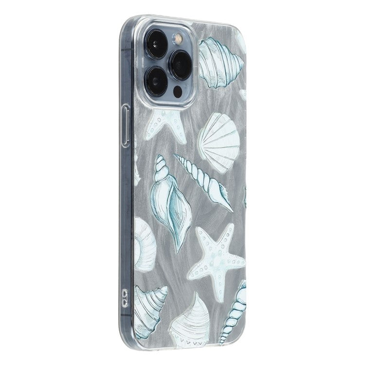 For iPhone 13 Pro Max Case Shell Pattern Airbag Shockproof PC + TPU Phone Back Cover - TechGearPal